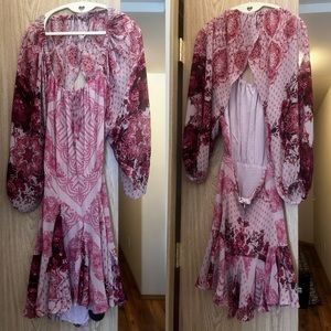Open back Free People dress size small.